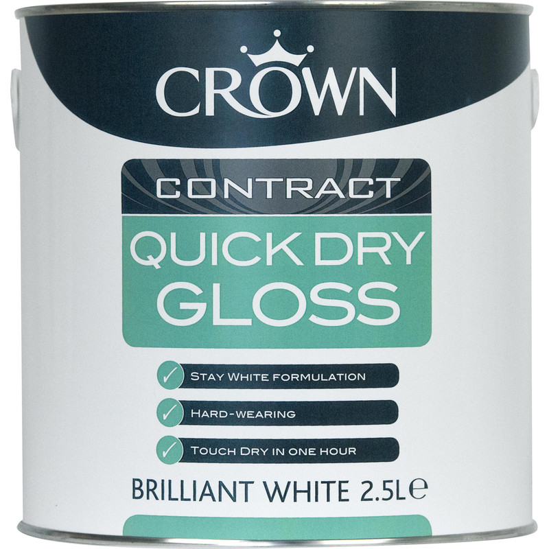 Crown Contract Quick Dry Gloss Paint