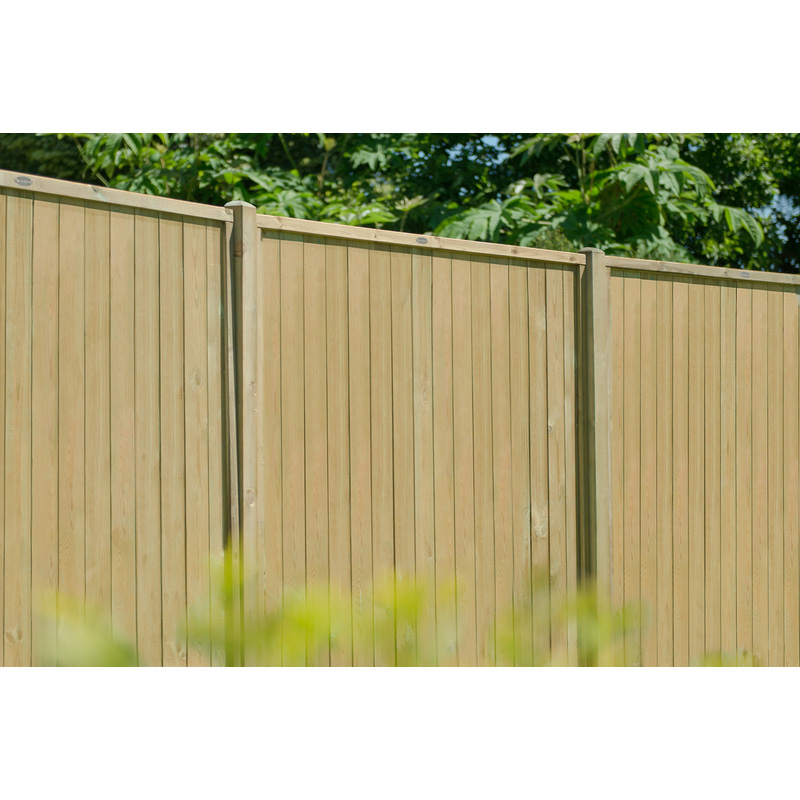 Forest Garden Pressure Treated Vertical Tongue and Groove Fence Panel 6