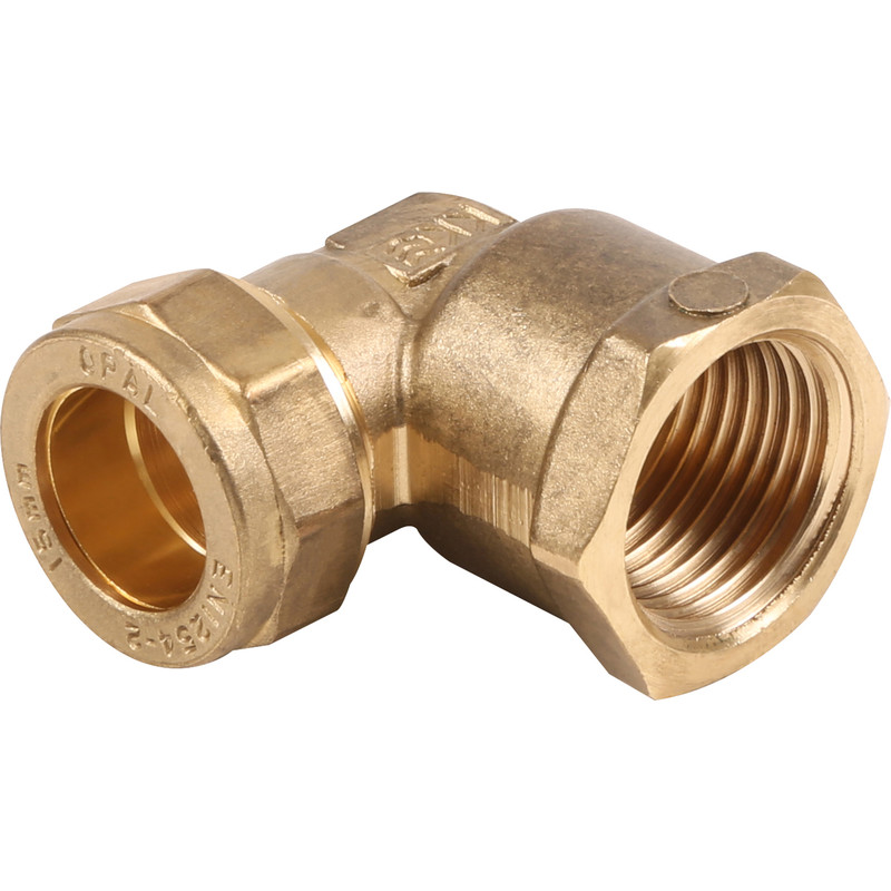 Made4Trade Compression Elbow Female 15mm X 1 2 Toolstation