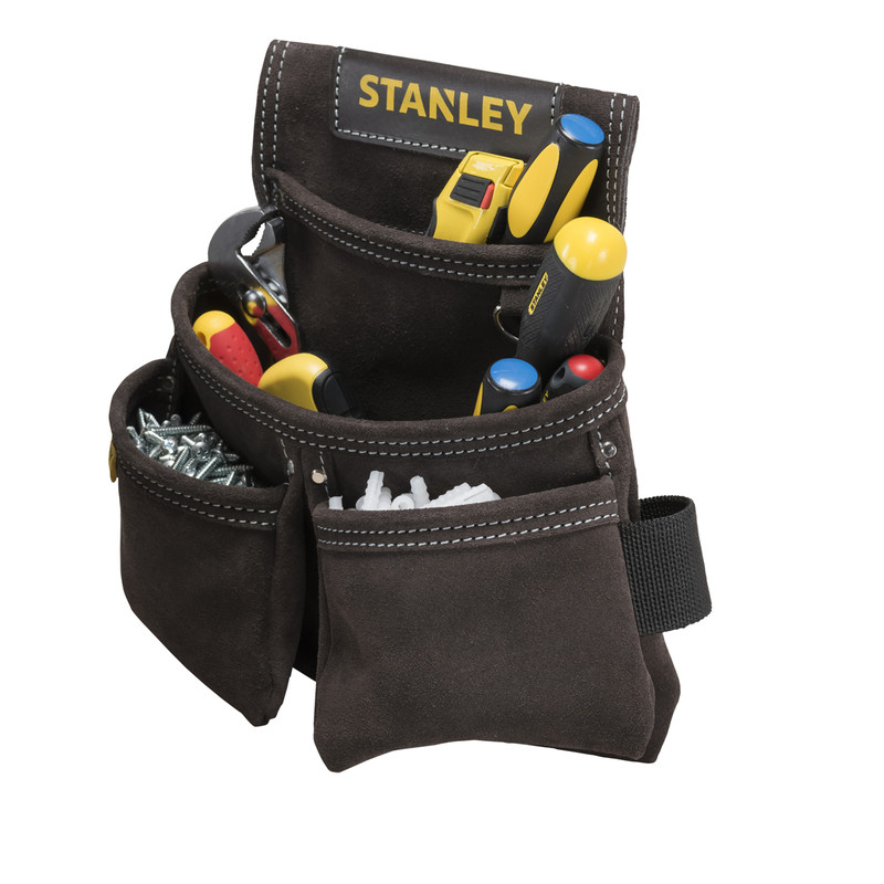 Stanley Leather Double Nail Pocket Pouch