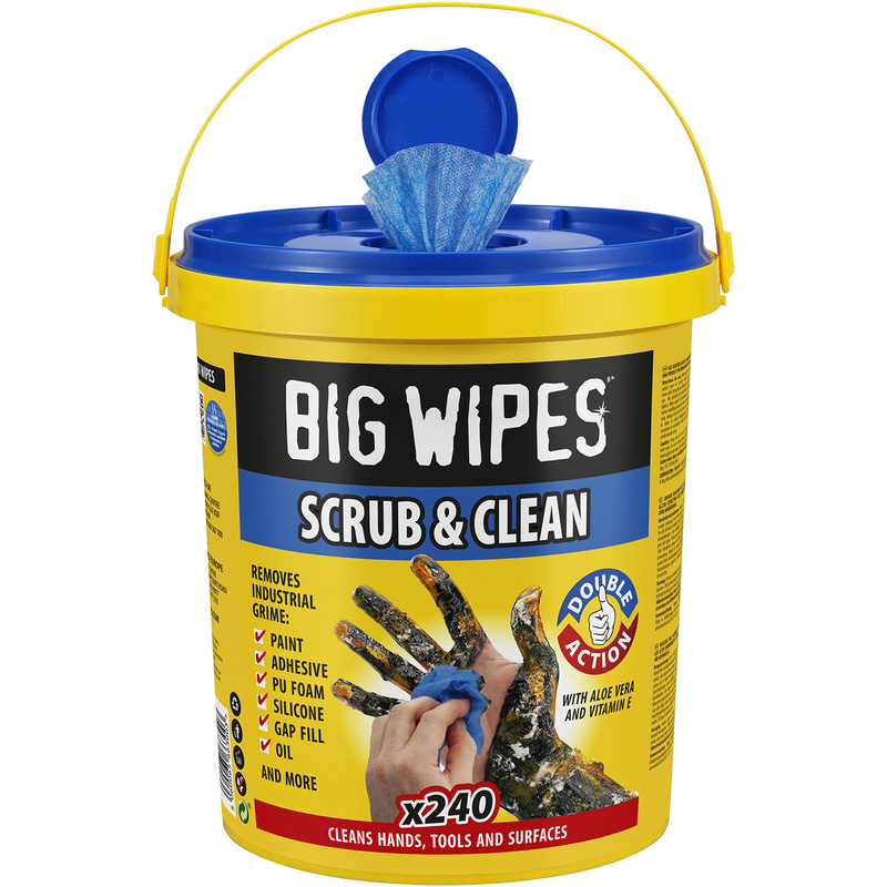 Big Wipes Antiviral Scrub & Clean Wipes