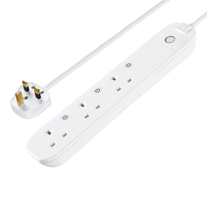 BG 3 Socket Smart Extension Lead 1m 13A White Toolstation