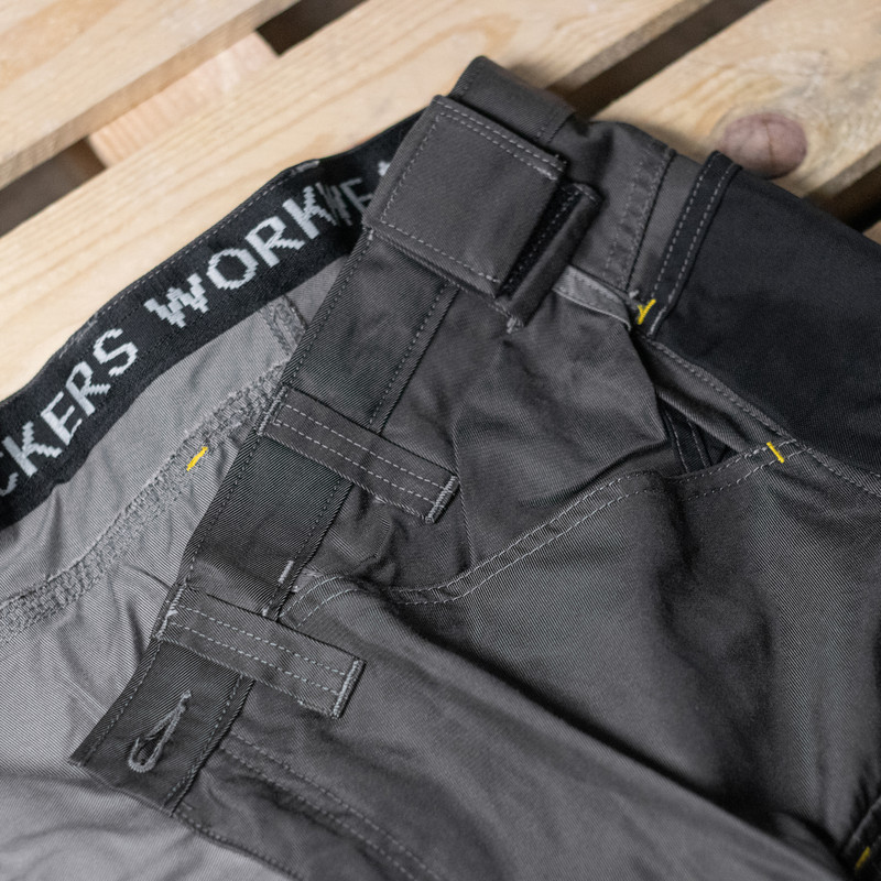 Snickers 3212 DuraTwill Holster Pocket Trousers 31" L (146) Grey