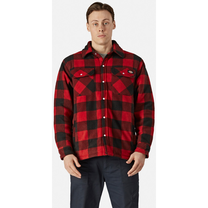 Dickies Portland Shirt Red XXL | Toolstation