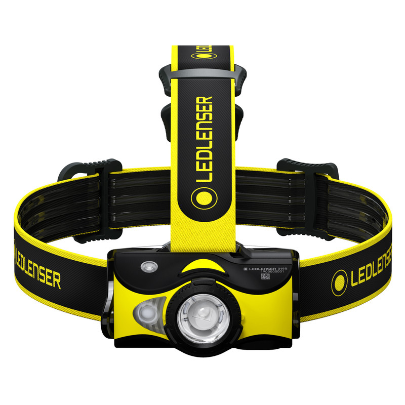 Ledlenser iH9R  Rechargeable Head Torch with Helmet Mount