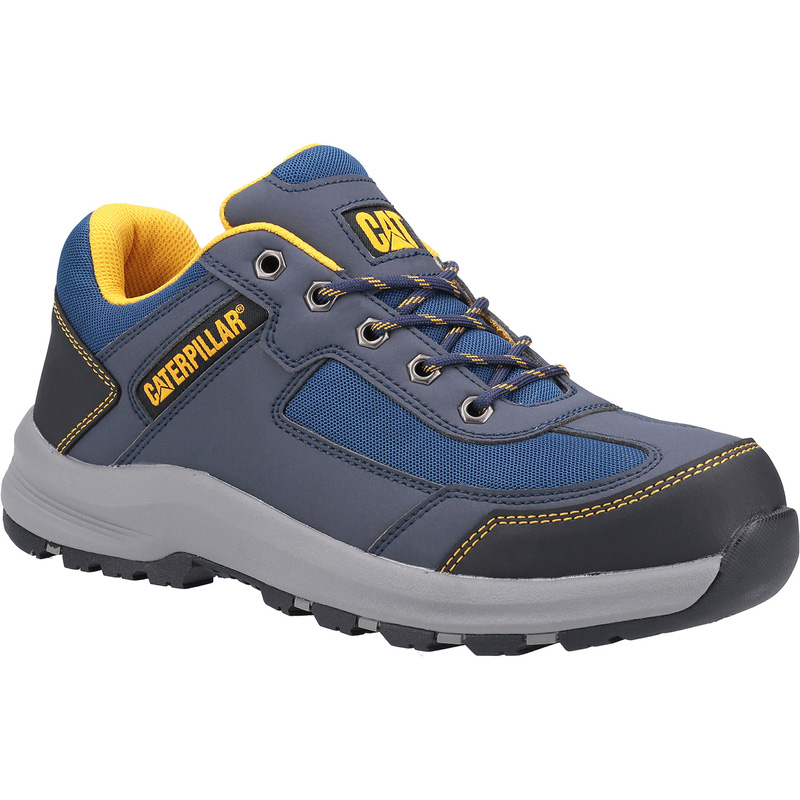 Cat Erpillar Elmore Safety Trainers In Navy, Size 11 Rubber/Steel