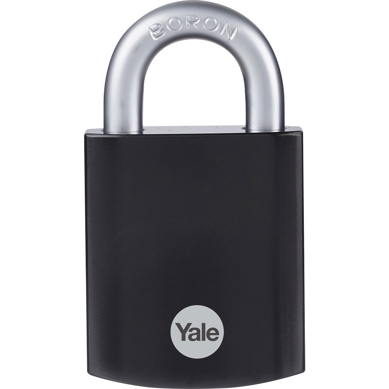 Yale Maximum Security Hardened Steel Padlock Black