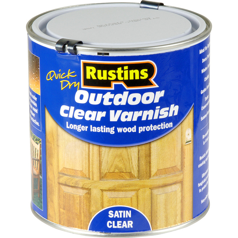 Rustins Quick Dry Outdoor Clear Varnish Satin