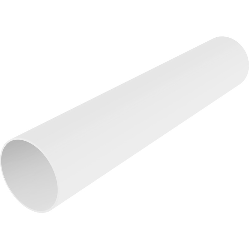 Rainwater Downpipe 1 Metre Lengths WHITE Square APPROX 68mm Pipe *FAST DEL* 