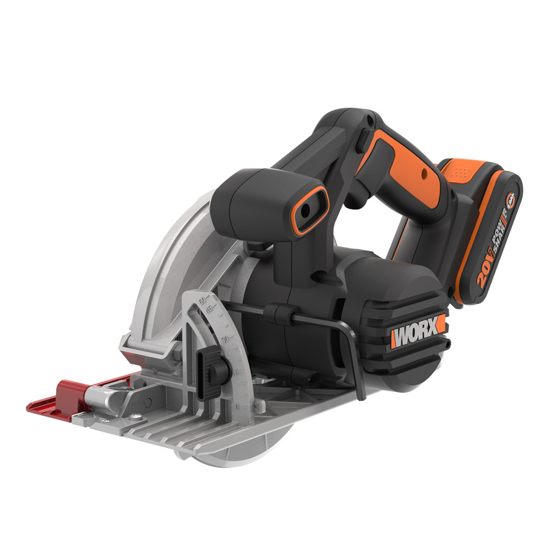 Worx 20V Easy Track Cordless Circular Saw 1 x 2.0Ah Toolstation