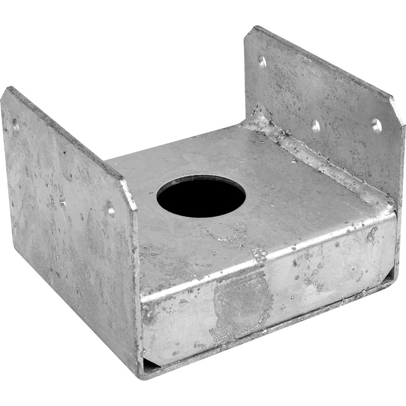 PowaPost Concrete In Deck Post Base 100mm x 100mm Pack Of 2 