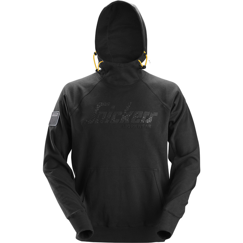 Snickers Logo Hoodie Small Black