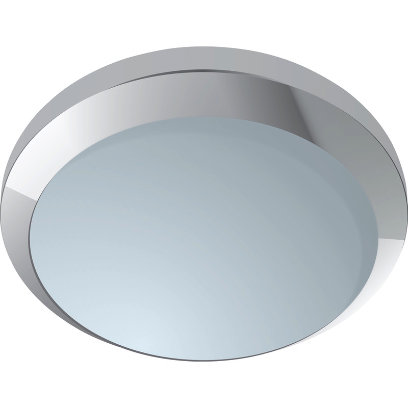 Aureola Fluorescent Ceiling Fitting Polished Chrome Effect