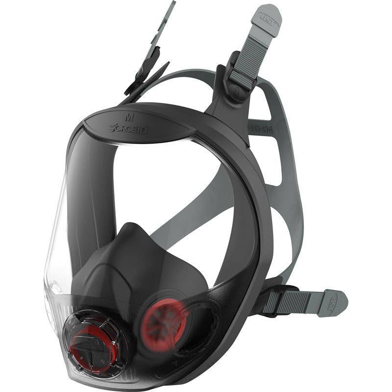 Jsp Force10 Typhoon Full Face Mask In Size Large Black