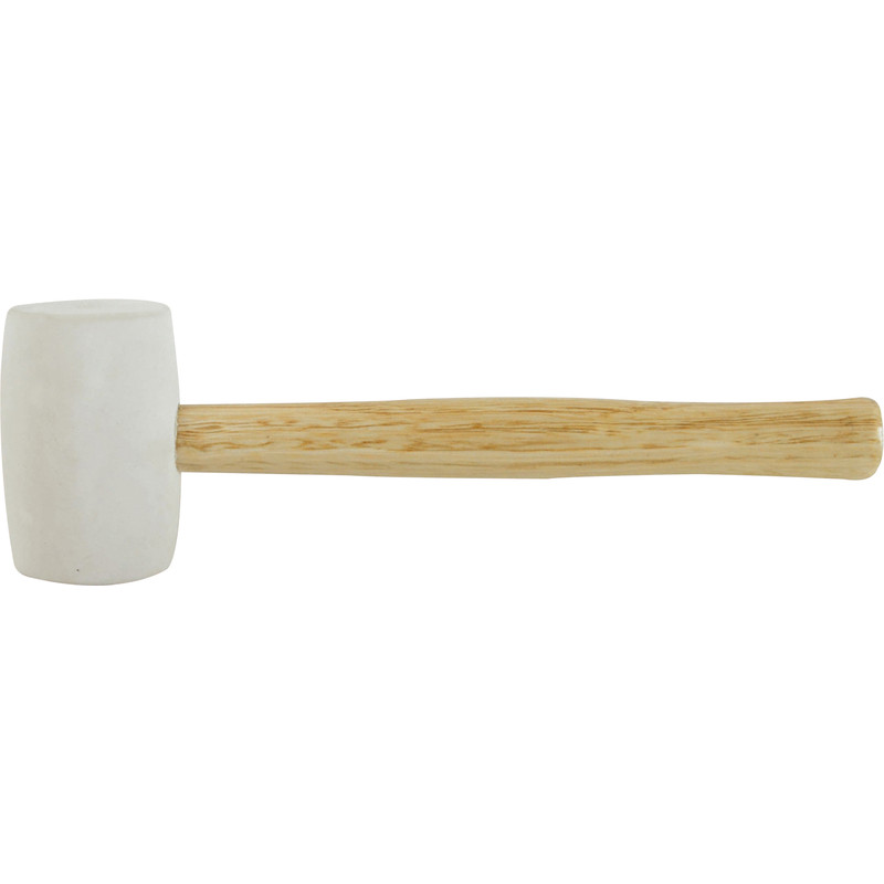 Silverline 24oz White Rubber Mallet Hammer 868607