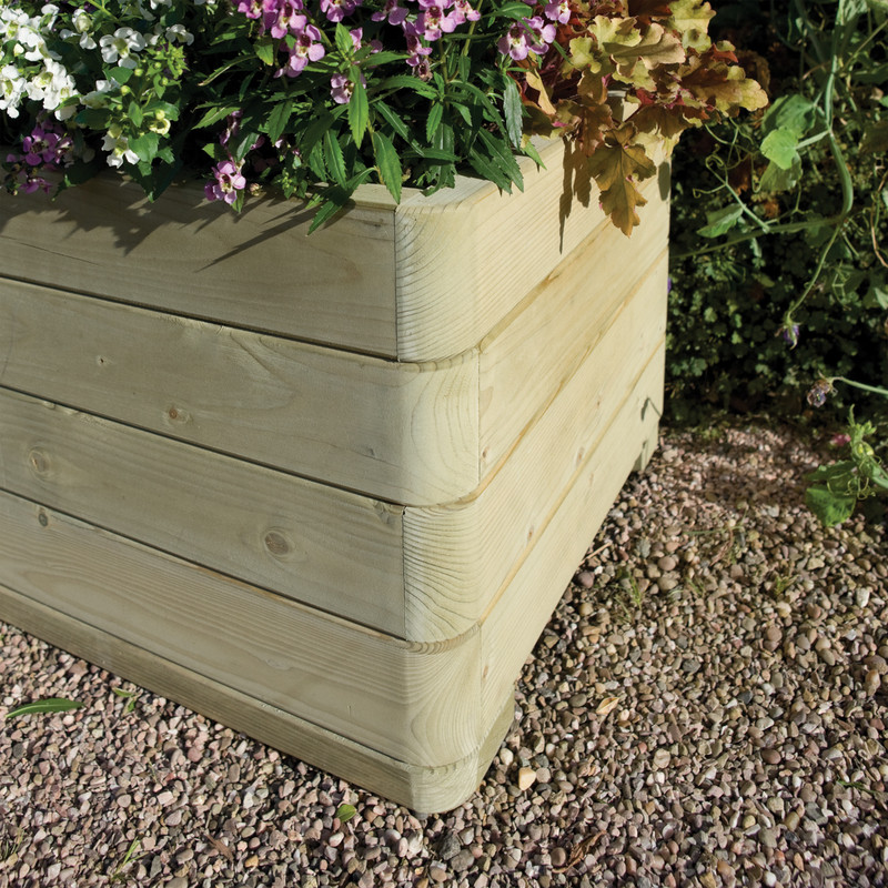 Rowlinson Marberry Rectangular Planter 39cm (h) X 100cm (w) X 50cm (d ...