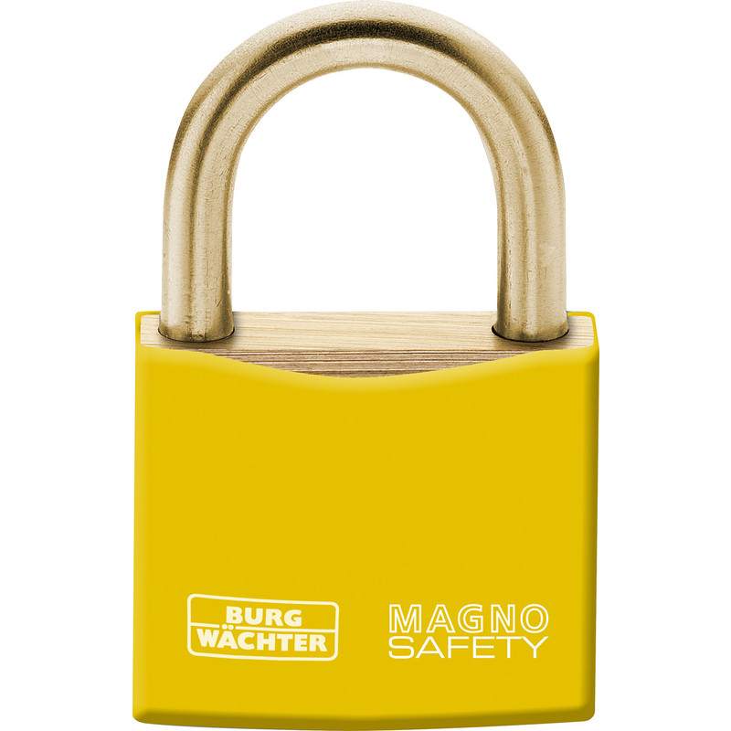 Burg-Wächter Magno Brass Safety Lockout Padlock