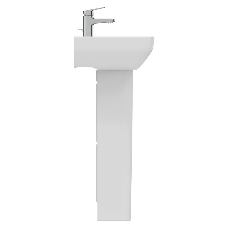 Ideal Standard i.life Cloakroom Basin and Pedestal 40cm 1 Tap Hole ...