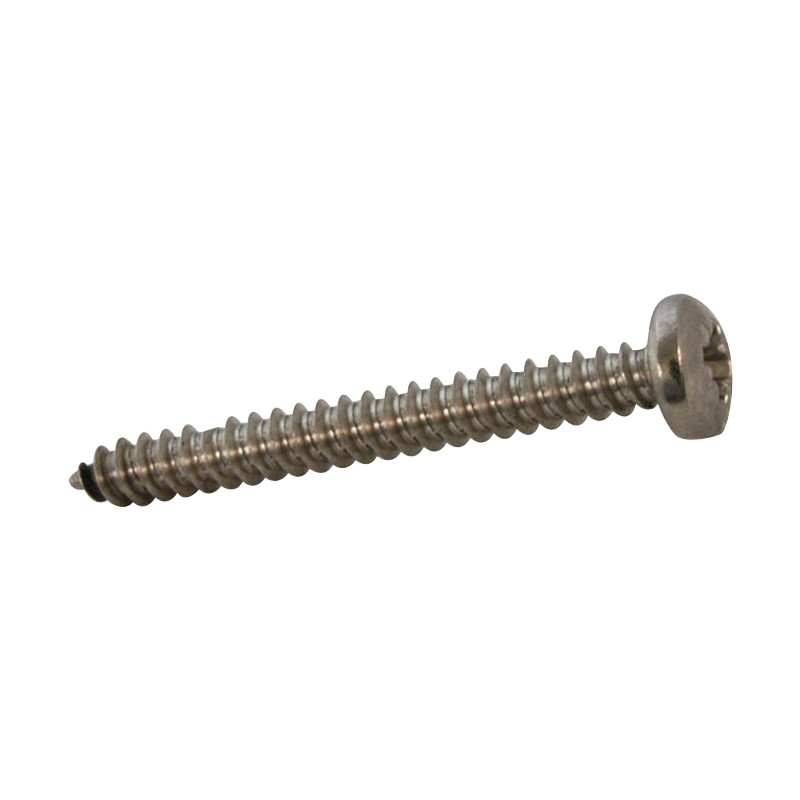 3.5mm x 13mm A4 Marine Grade Stainless Steel Pan Head Self Tapping Screws x100 