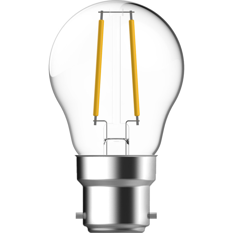 Energetic LED Filament Clear Ball Lamp 2.5W BC 250lm