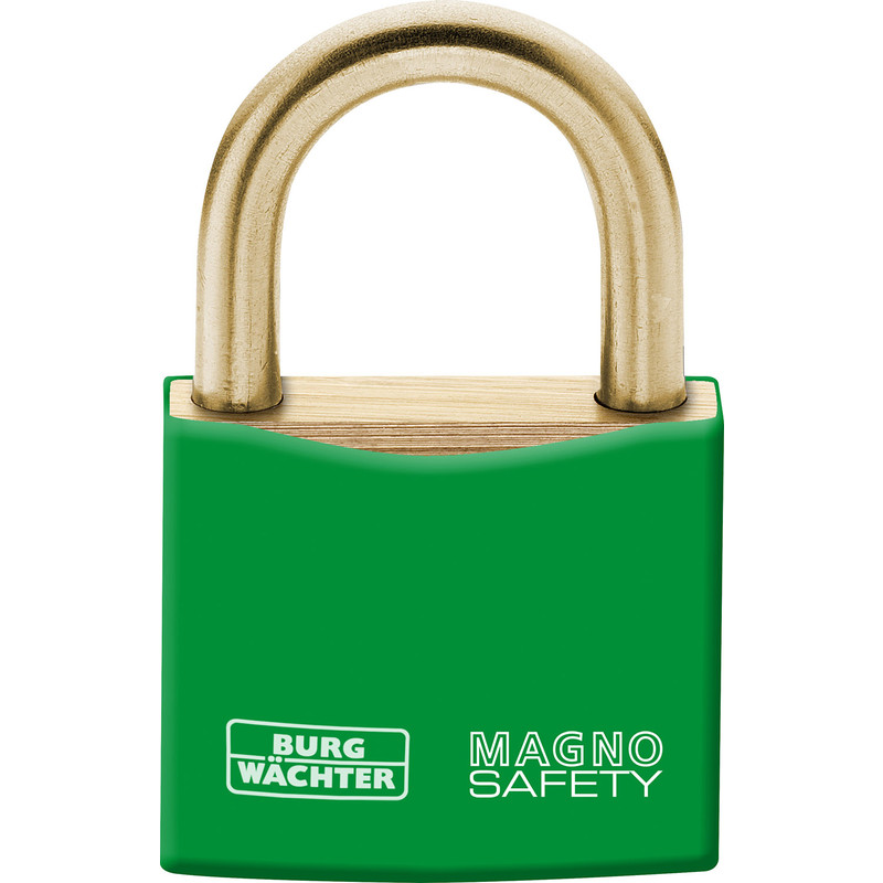 Burg-Wachter Magno Brass Safety Lockout Padlock