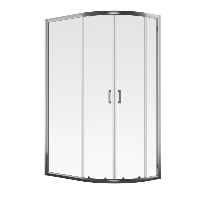 Aqualux Framed 8mm Offset Quadrant Shower Enclosure 1000x900mm