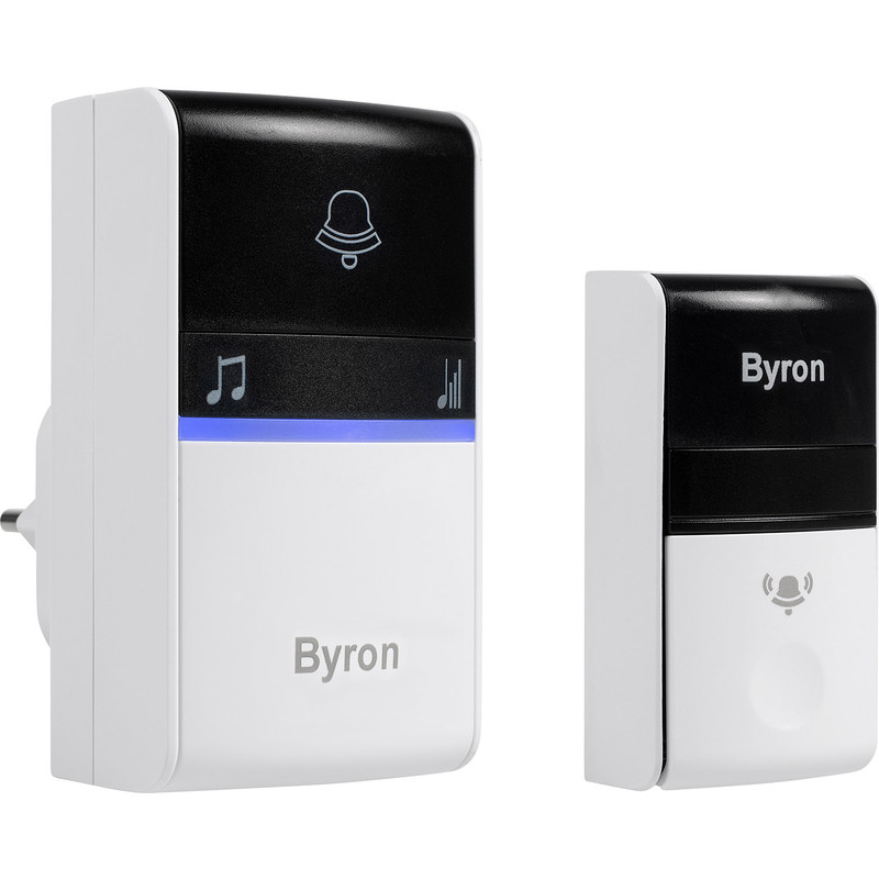 Byron Kinetic Wireless Plug In Doorbell