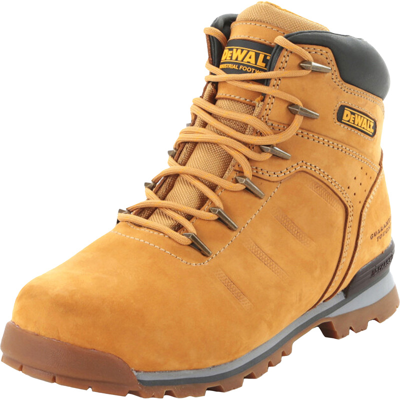 Dewalt Carlisle Nubuck Lightweight Safety Boots In Wheat, Size 8 Phylon/Rubber