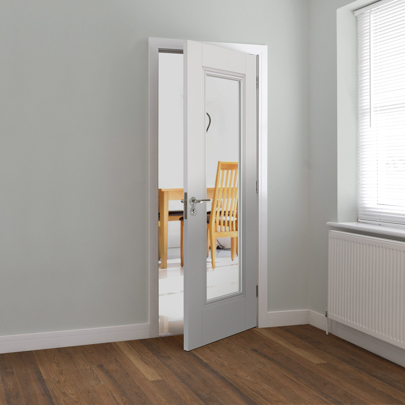 Belton 1lt Clear Primed White Internal Door