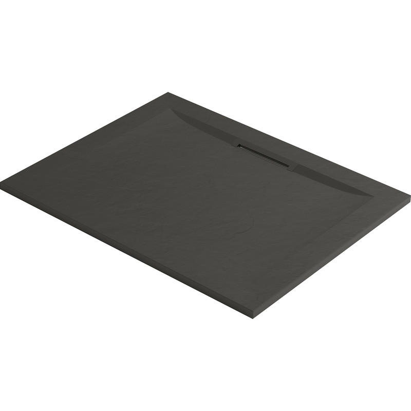 Mira Flight Level Rectangle Slate Effect Shower Tray 1400 x 800mm ...