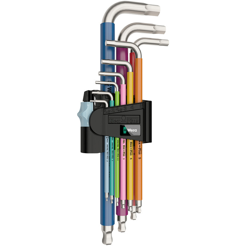 Wera L-Keys Metric Multicolour Hex Key Set
