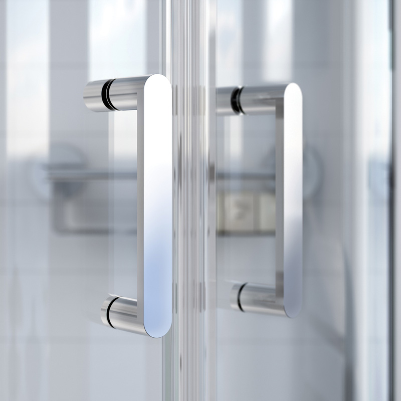 Aqualux Origin 6 6mm Shower Enclosure Pivot Door Only 760mm Toolstation