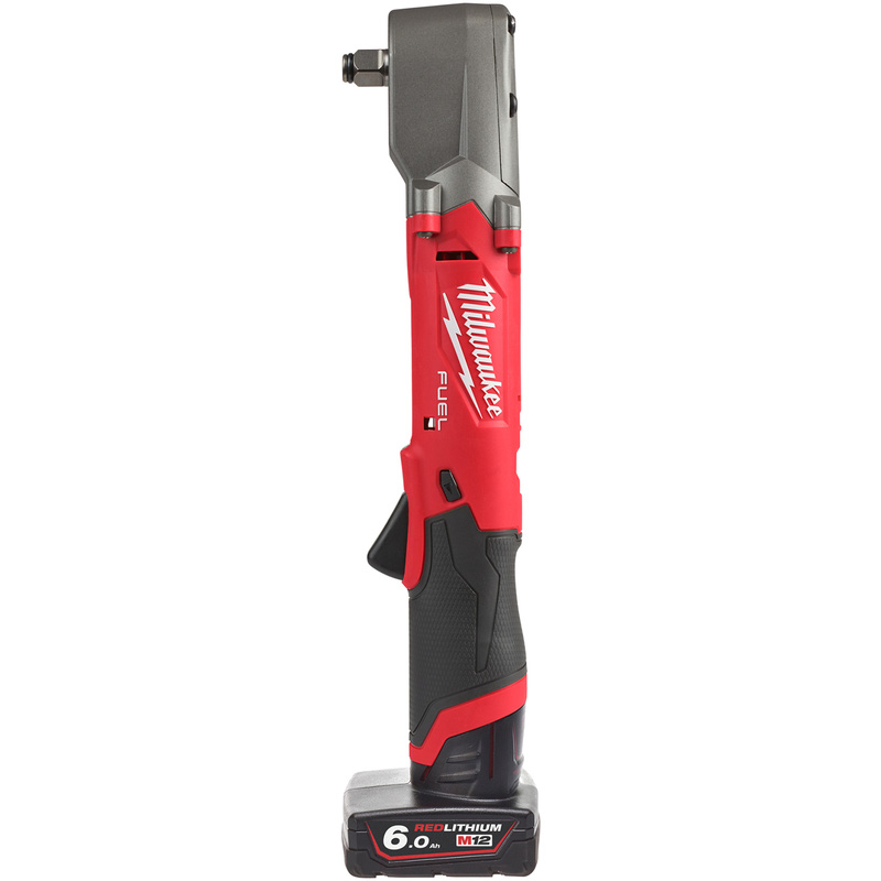 Milwaukee M12 Fraiwf12-622X Fuel Right Angle Impact Wrench 1/2" 1 X 6.0Ah, 1 X 2.0Ah Rubber