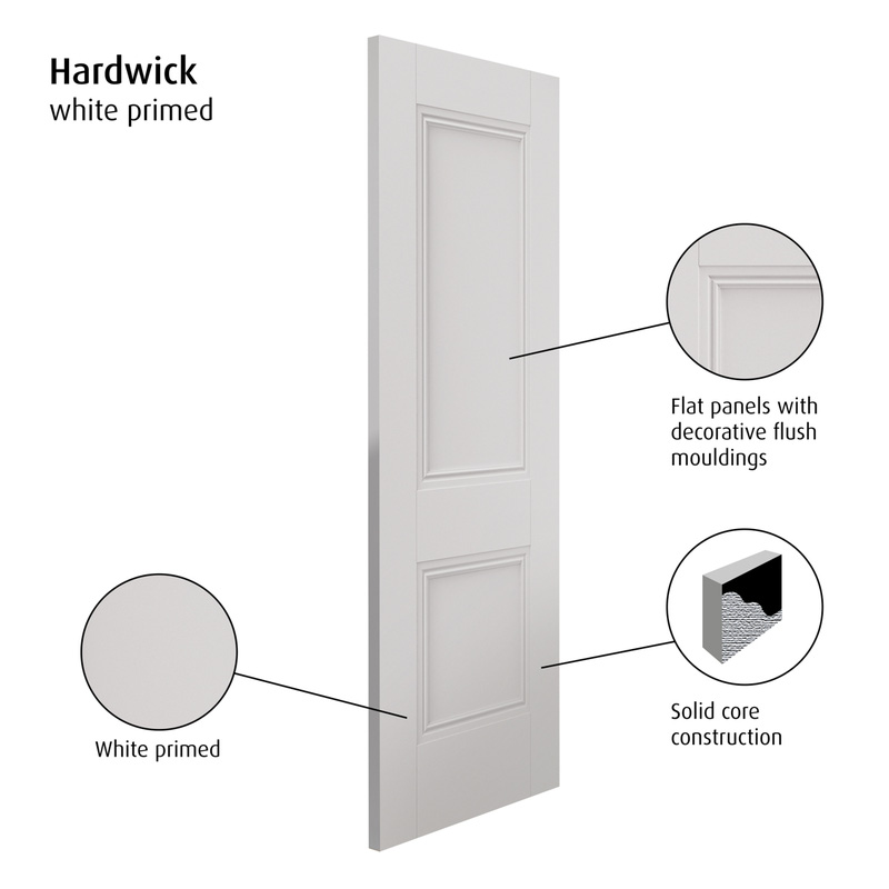 Hardwick White 2P Primed Internal Door