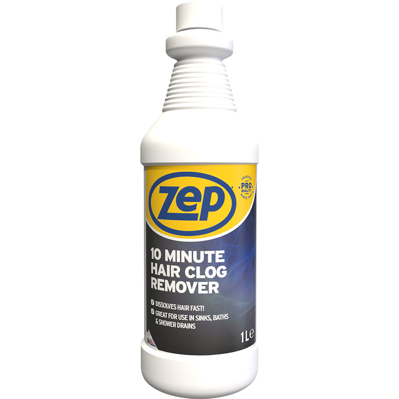 Zep Commercial 10 Minute Hair Clog Drain Unblocker 1L