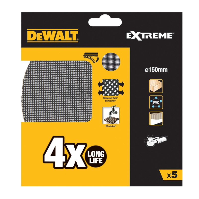 DeWalt Mesh Sanding Disc 150mm 80 Grit Toolstation