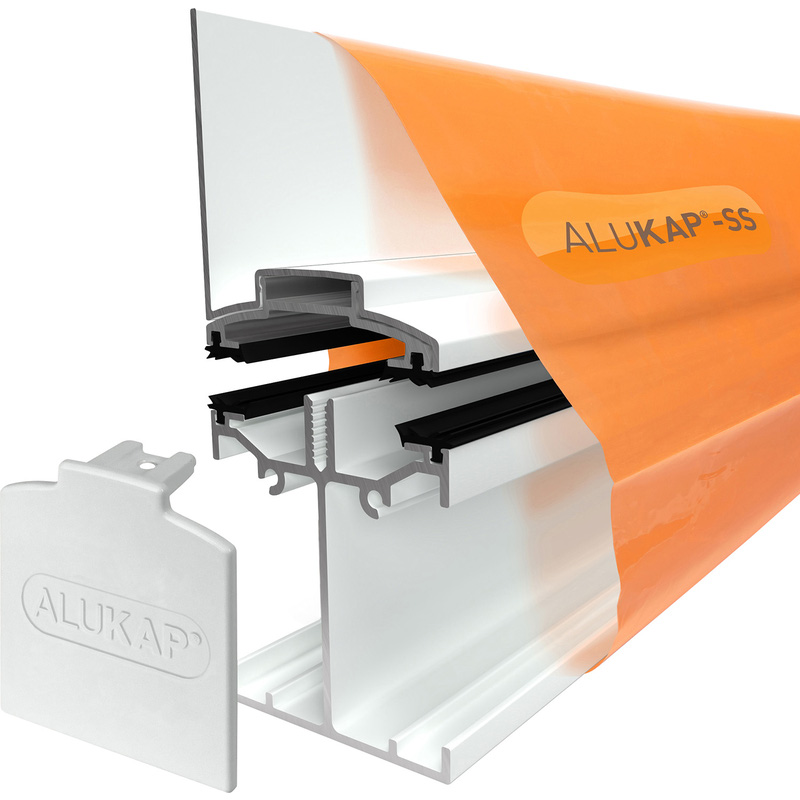 AlukapSS Low Profile Wall Bar White 2.4m Toolstation