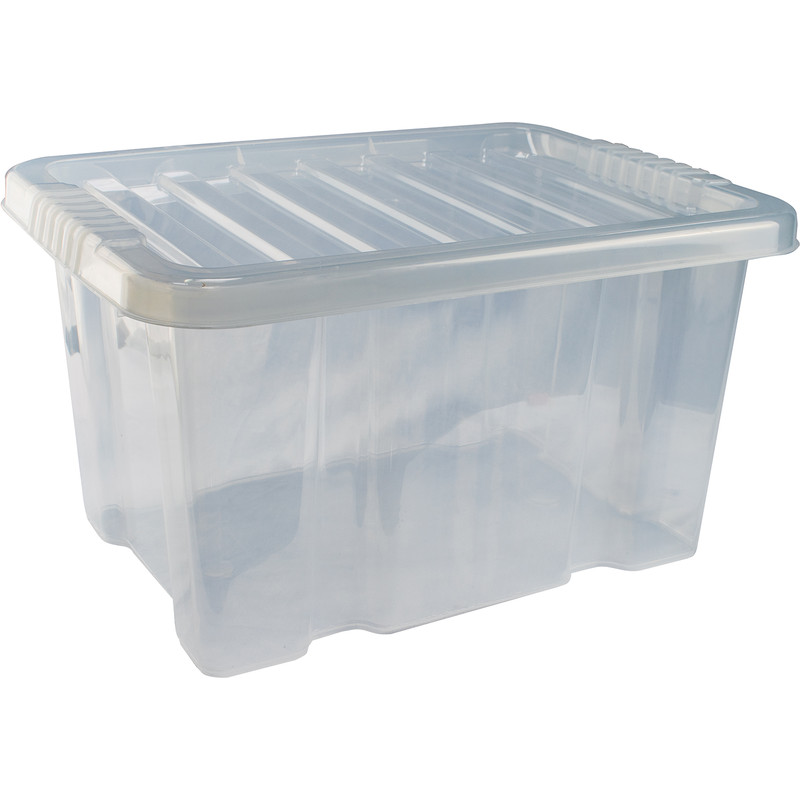Plastic Container with Clip On Lid