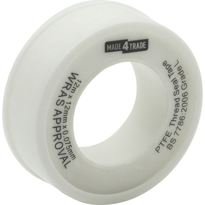 Made4Trade PTFE Tape for Water 12mm x 12m (10 Pack)