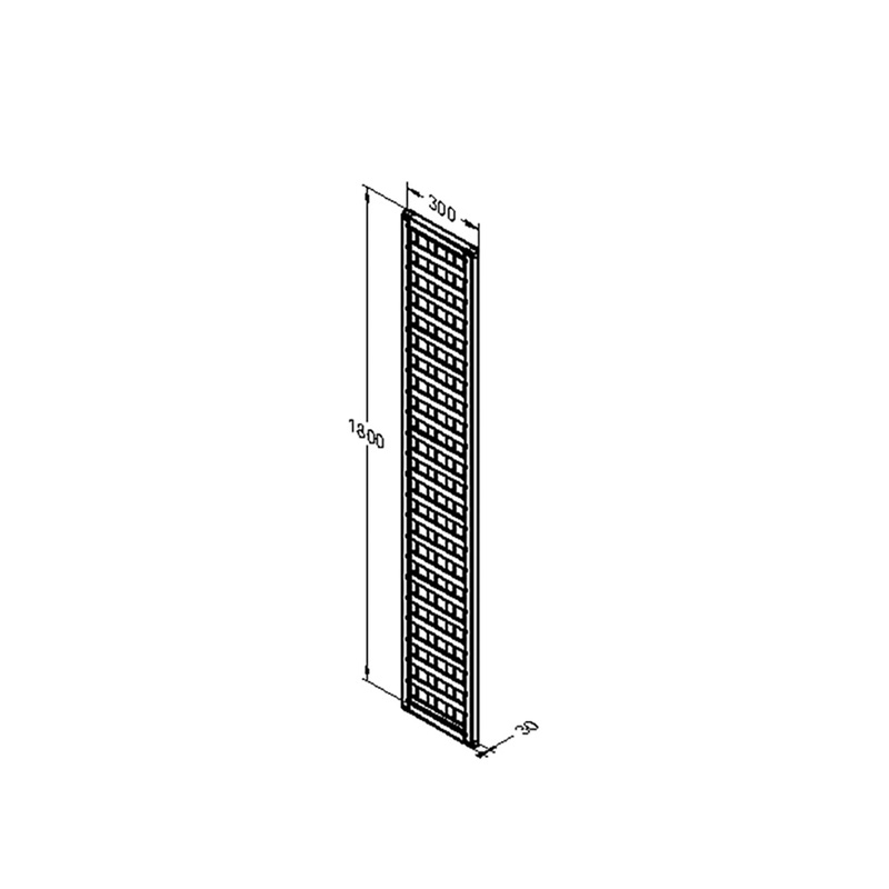 Forest Garden Premium Framed Trellis 180cm(h) x 30cm(w) | Toolstation