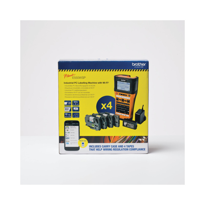 Brother PTE550WSP Handheld Label Printer
