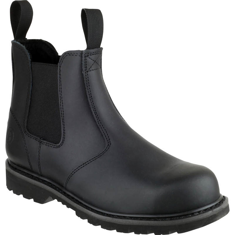 Amblers Safety FS5 Pull on Safety Dealer Boots Black Size 9 | Toolstation