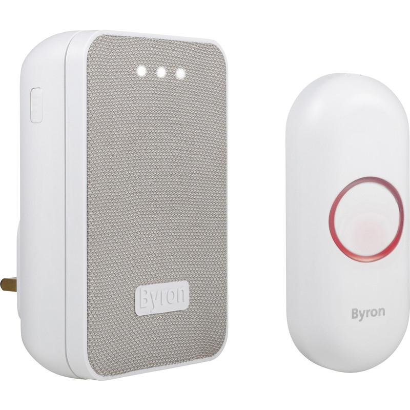 Byron Wireless Mesh Finish Doorbell Set