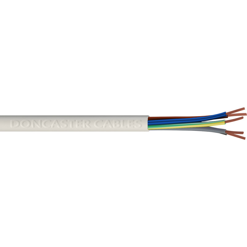 Doncaster Cables 5 Core Heat Resistant Flex Cable (3095Y)