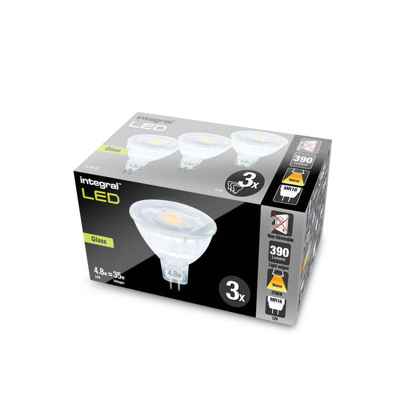 Integral LED 12V MR16 GU5.3 Glass Lamp