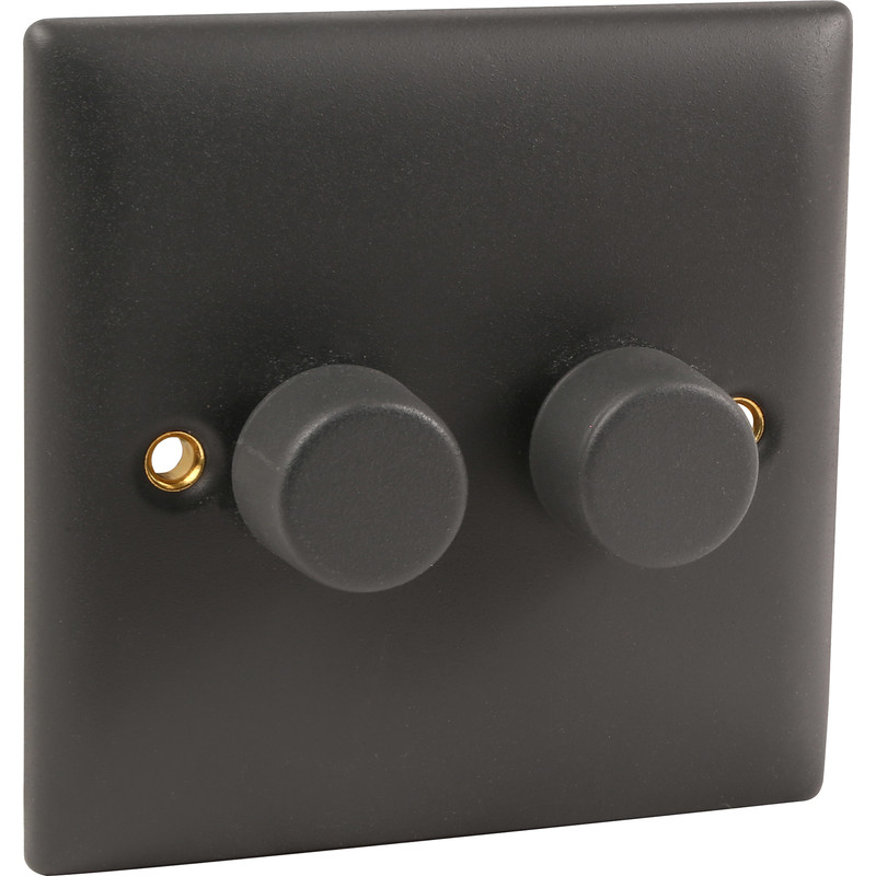 Power Pro Anthracite Dimmer Switch