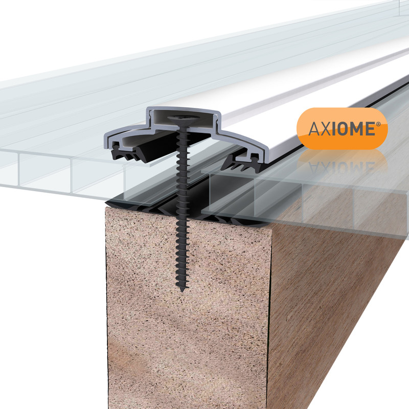 Axiome 10mm Clear Twinwall Polycarbonate Roof Sheet