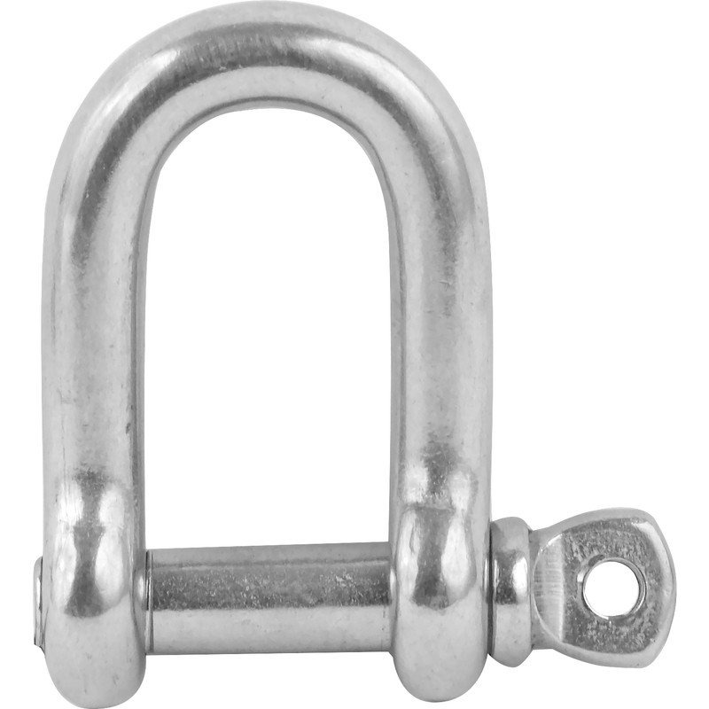 Marine Stainless Steel 6mm Strip D Shackle 