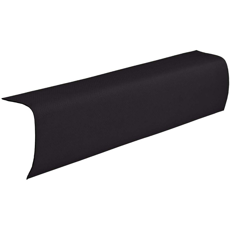 Unbranded Corrugated Bitumen Edge Piece 1m in black