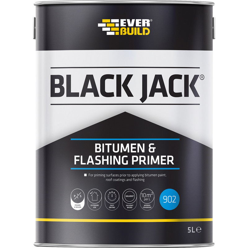 Everbuild Black Jack Bitumen & Flashing Primer